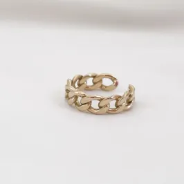 PIERCING FAKE CORRENTE BANHADO A OURO 18K