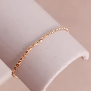 PULSEIRA CORDÃO BAIANO 1,5 MM BANHADO A OURO 18K