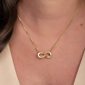 Colar infinito Banhado a ouro 18K