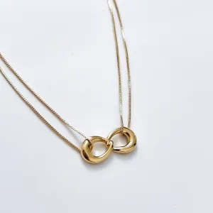 Colar infinito Banhado a ouro 18K