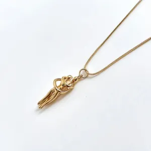 Colar Abraço Eterno Banhado a ouro 18K