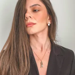 Colar Abraço Eterno com mix de banhos