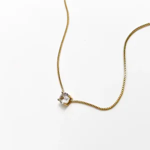 Colar Ponto de luz banhado a ouro 18K