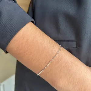 PULSEIRA PRATA 925 ELO REDONDO