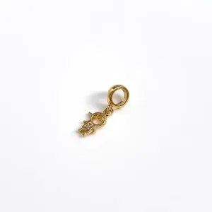 Berloque Menino pulseira filhos banhado a ouro 18k