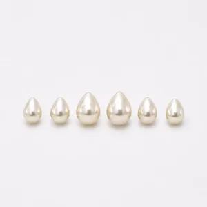 Brinco kit 3 furos pérola gota banhado a ouro 18k