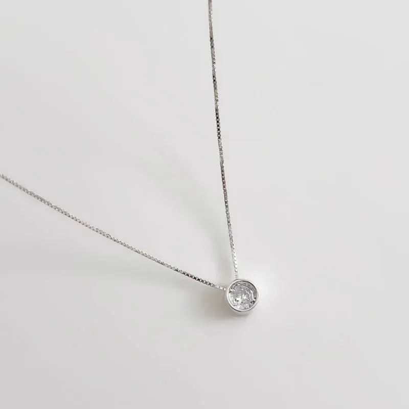 Colar Ponto de Luz Prata 925
