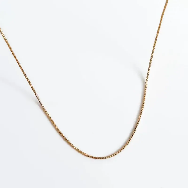 Colar veneziana banhado a ouro 18K 50cm