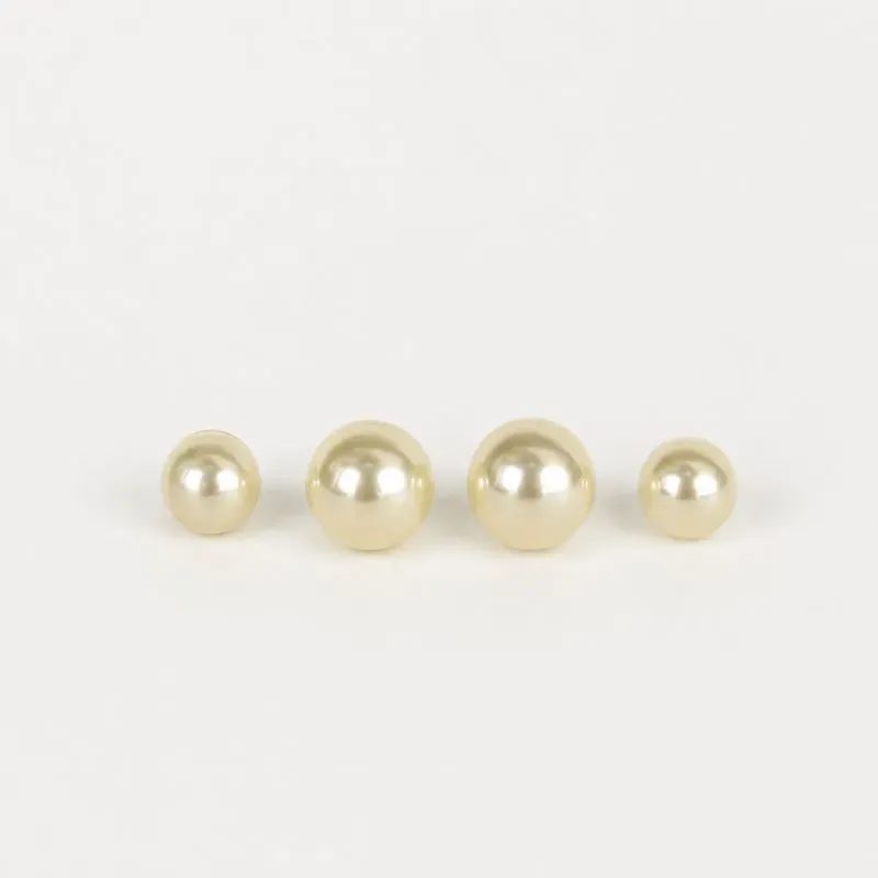 Brinco kit 2 furos pérolas banhado a ouro 18k