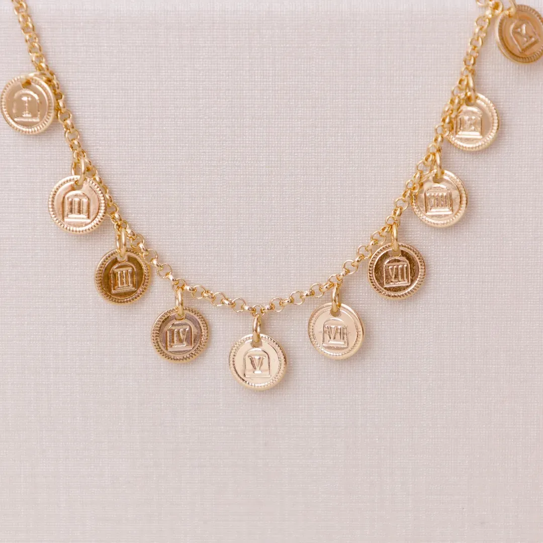 PULSEIRA 10 MANDAMENTOS BANHADO A OURO 18K