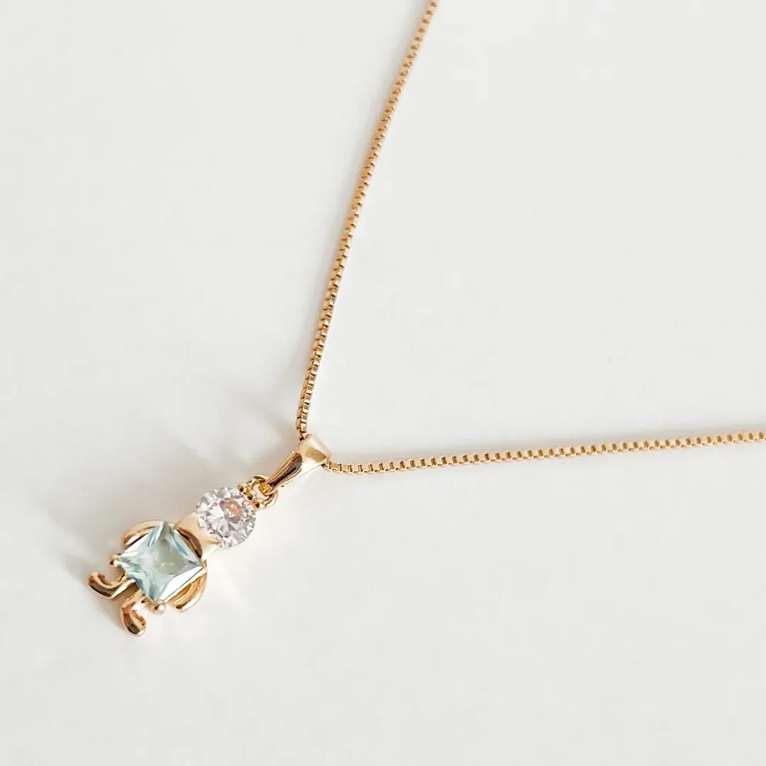 COLAR MENINO BANHADO A OURO 18K AJUSTÁVEL 50CM