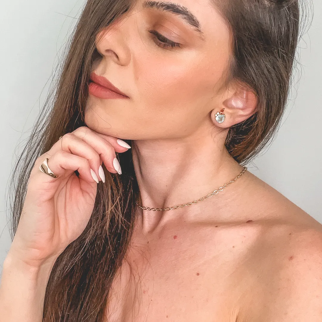 COLAR OVAL TRABALHADA BANHADO A OURO 18K AJUSTÁVEL 40CM