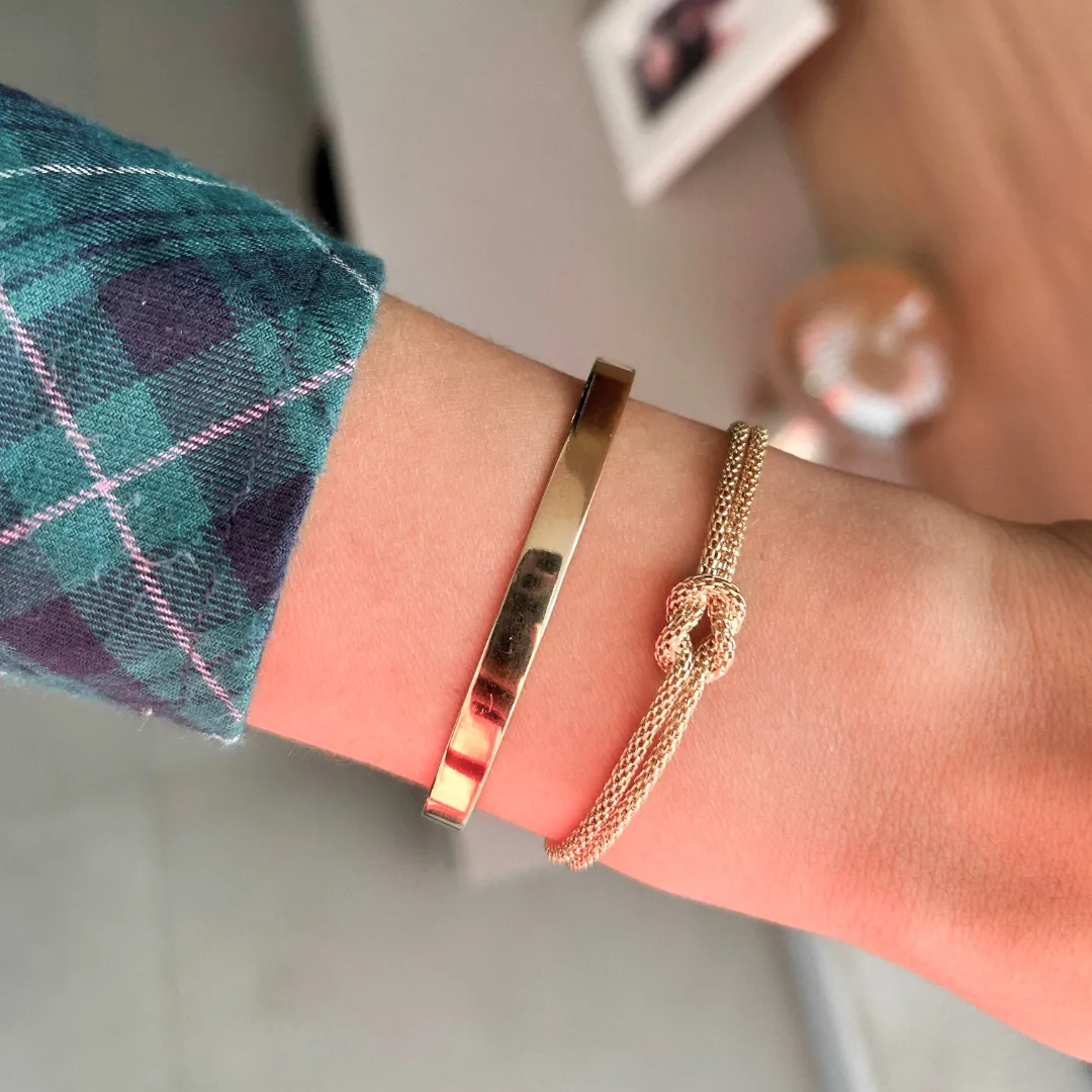 PULSEIRA NÓ ESPONJINHA BANHADO A OURO 18k