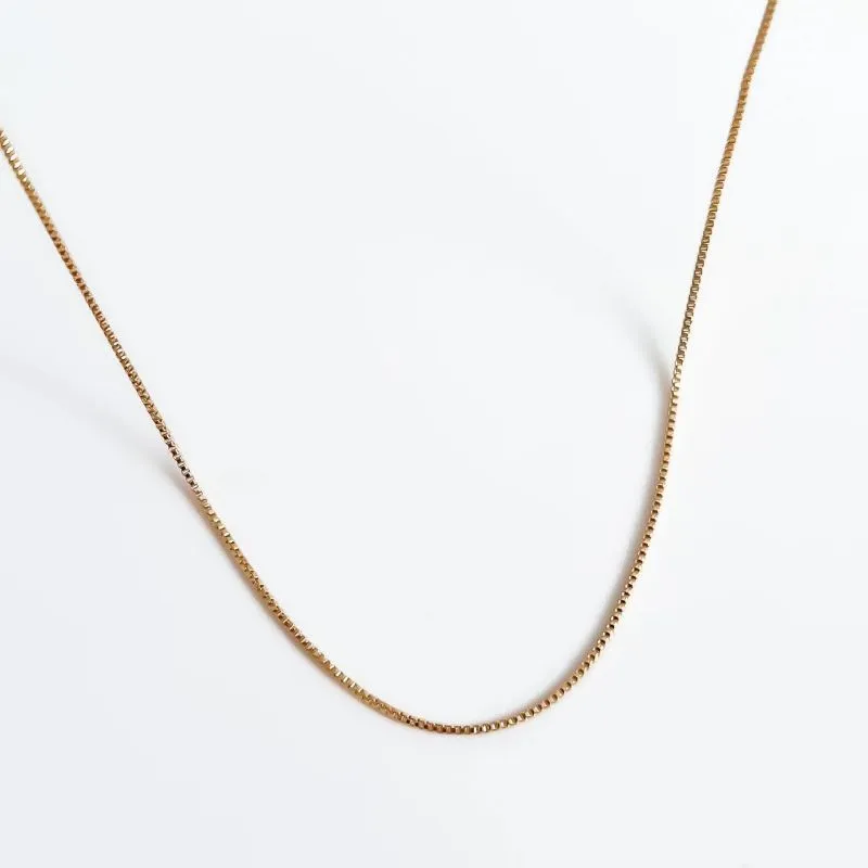 Colar veneziana banhado a ouro 18K 50cm