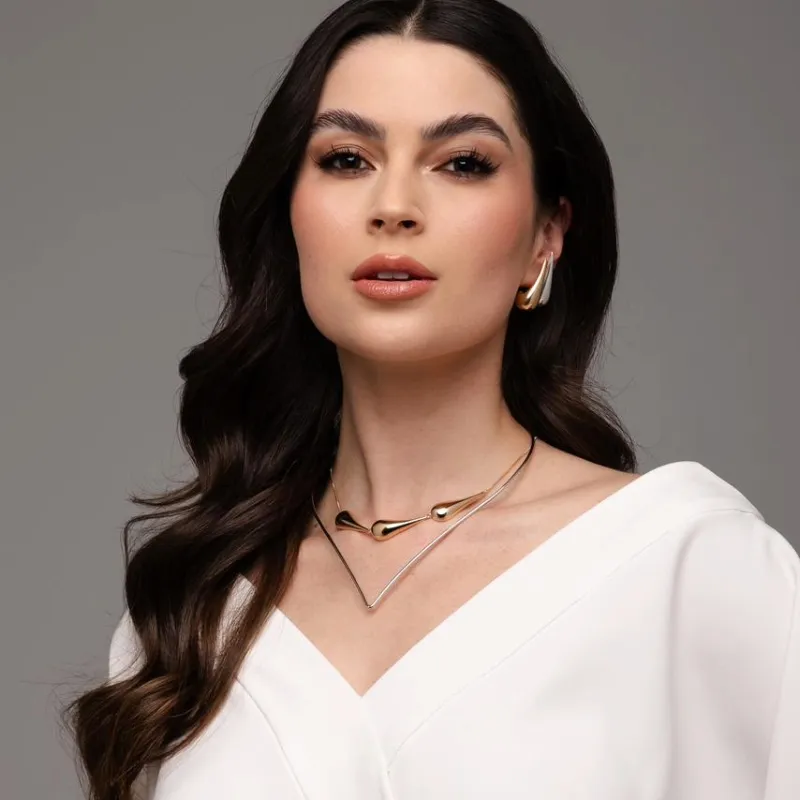 BRINCO GOTA FINA BANHADO A OURO 18K