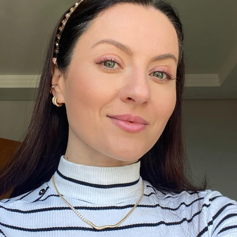 Colar Duo snake e riviera banhado a ouro 18k