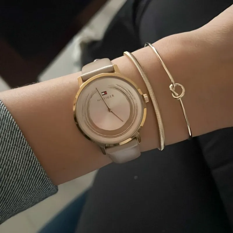 BRACELETE ARO COM NÓ BANHADO A OURO 18K