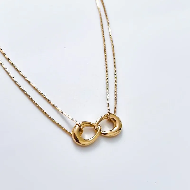 Colar infinito Banhado a ouro 18K
